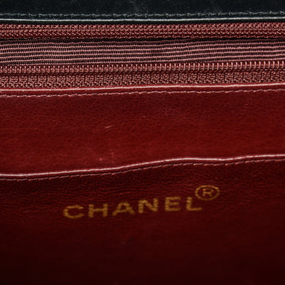 Chanel Lambskin Quilted XL Jumbo Single Flap Black 6 of 8