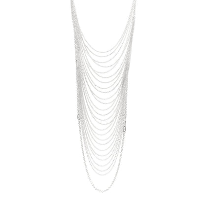 Hermes Sterling Silver New Farandole Collier Necklace 1 of 4