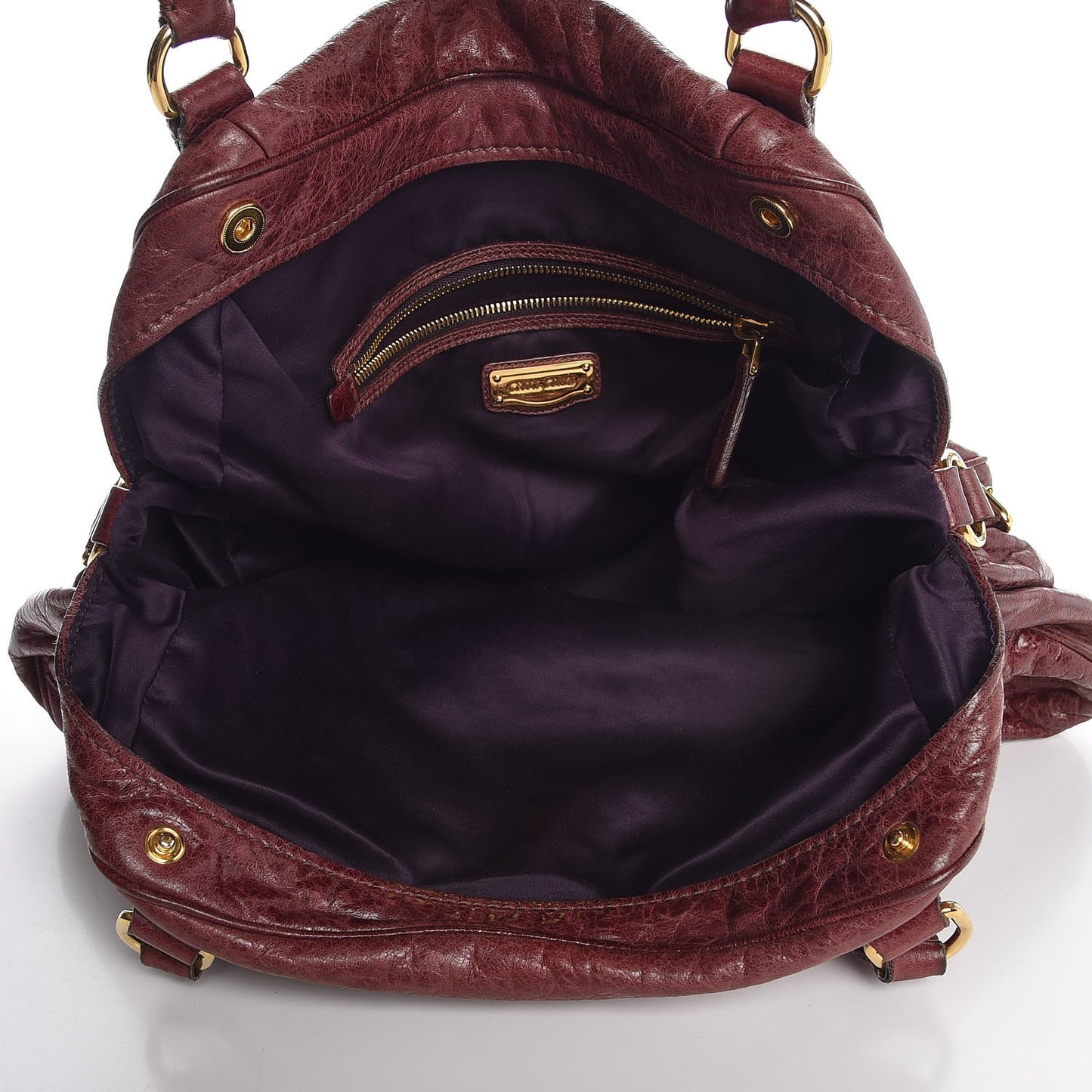 Nappa Medium Charm Satchel Ribes