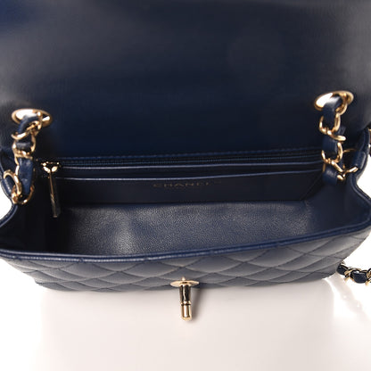 Chanel Caviar Quilted Mini Rectangular Flap Navy 5 of 7