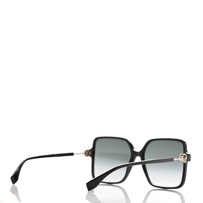 Fendi Acetate Square Sunglasses FF 0411/S Black 4 of 7