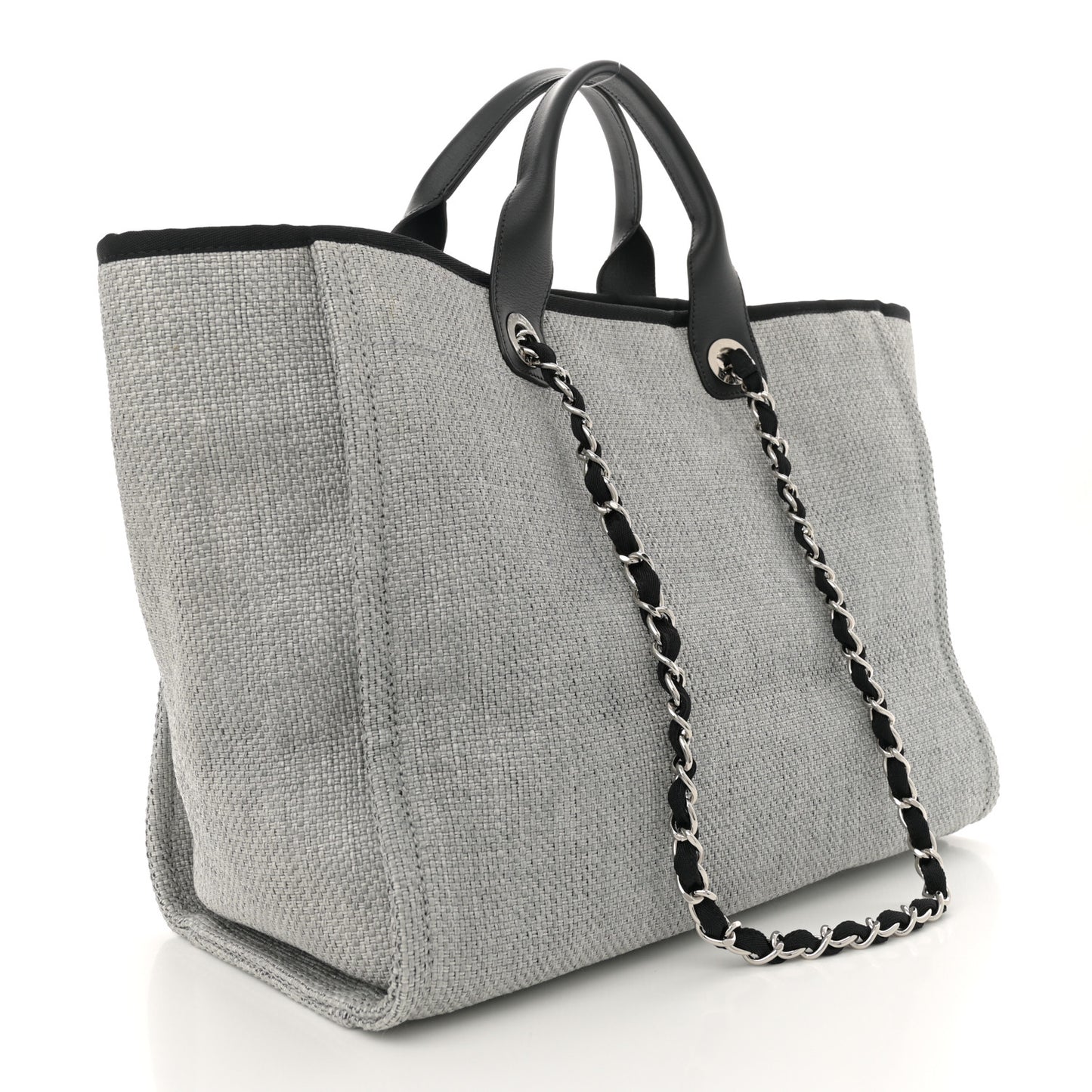 Canvas Medium Deauville Tote Grey