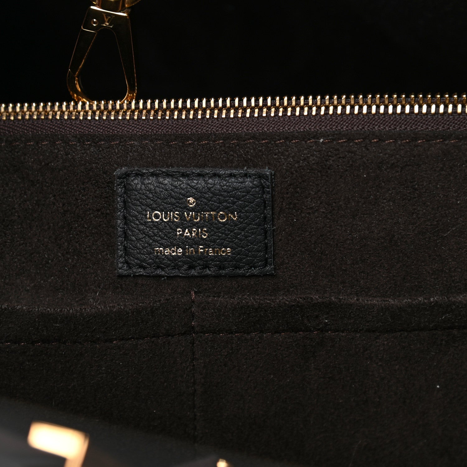 Louis Vuitton Calfskin Monogram Kimono Tote Black 7 of 13