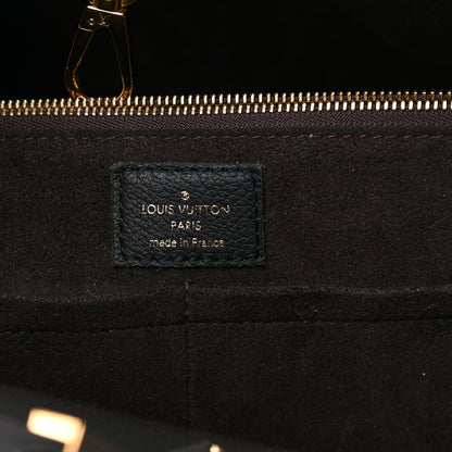 Louis Vuitton Calfskin Monogram Kimono Tote Black 7 of 13