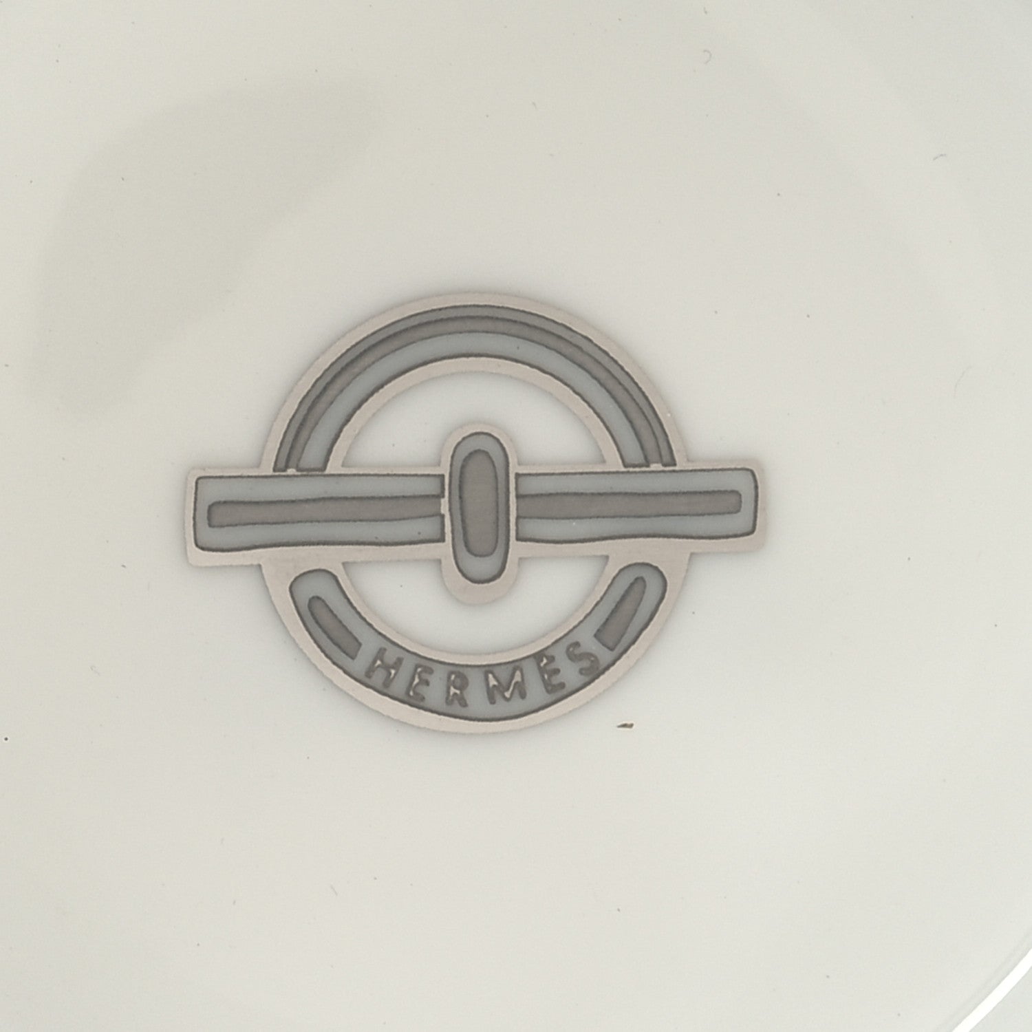 Hermes Porcelain Platinum Chaine d'Ancre Tea Cup and Saucer Set of 2 6 of 11