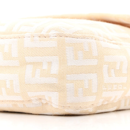 Fendi Zucchino Cuoio Mini Mama Baguette Beige White 9 of 11