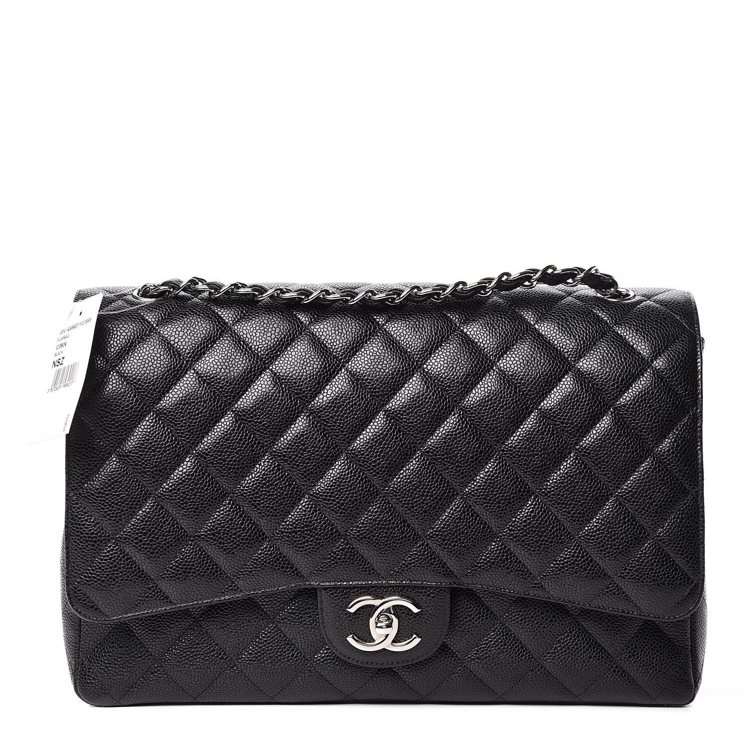 Chanel Caviar Quilted Maxi Double Flap Black 1 of 10
