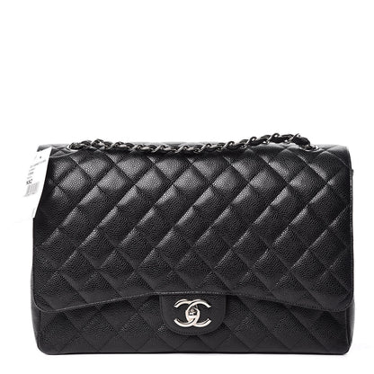 Chanel Caviar Quilted Maxi Double Flap Black 1 of 10