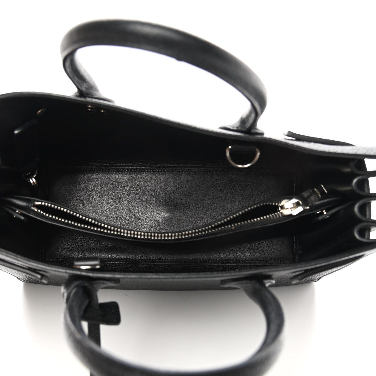 Saint Laurent Grained Calfskin Baby Sac De Jour Black 5 of 15