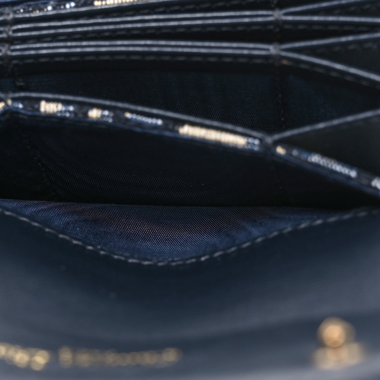 Christian Dior Oblique Saddle 5-Gusset Card Holder Blue 8 of 11