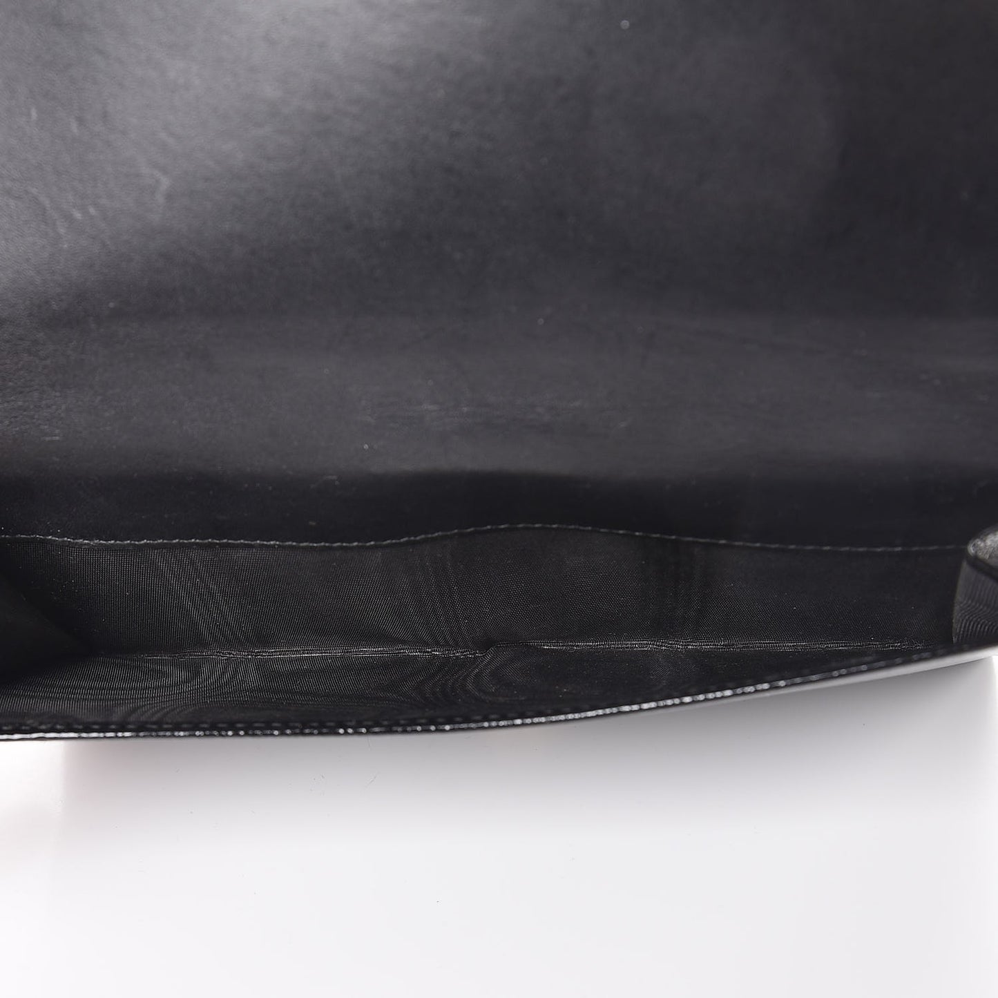 Textured Patent Belle De Jour Wallet Black