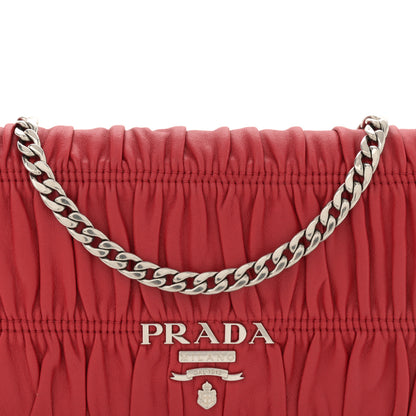 Prada Nappa Gaufre Wallet On Chain Fuoco 8 of 11