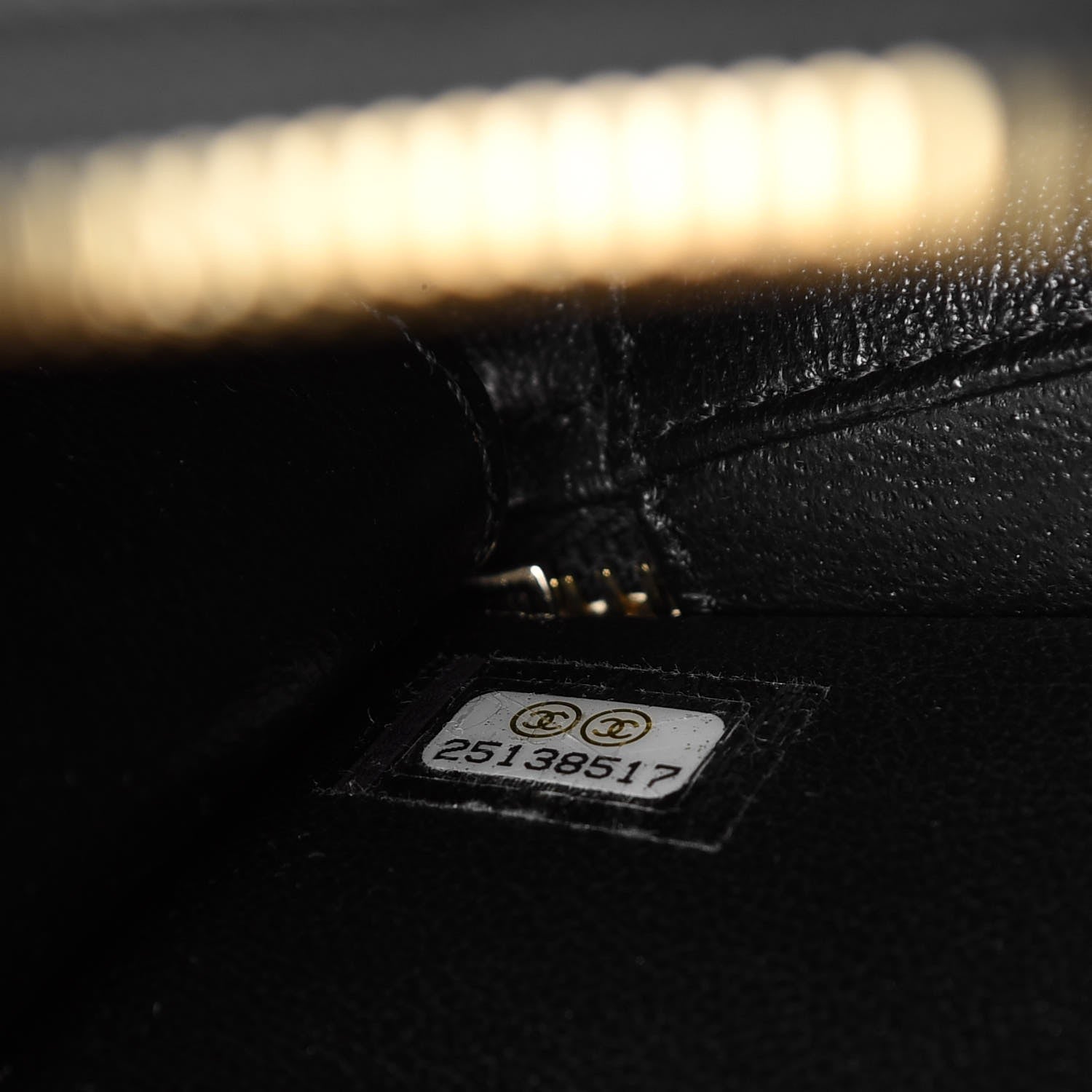 Chanel Caviar Quilted Small CC Filigree Vanity Case Black 9 of 9