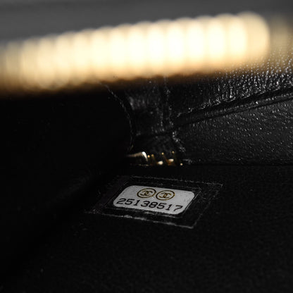 Chanel Caviar Quilted Small CC Filigree Vanity Case Black 9 of 9