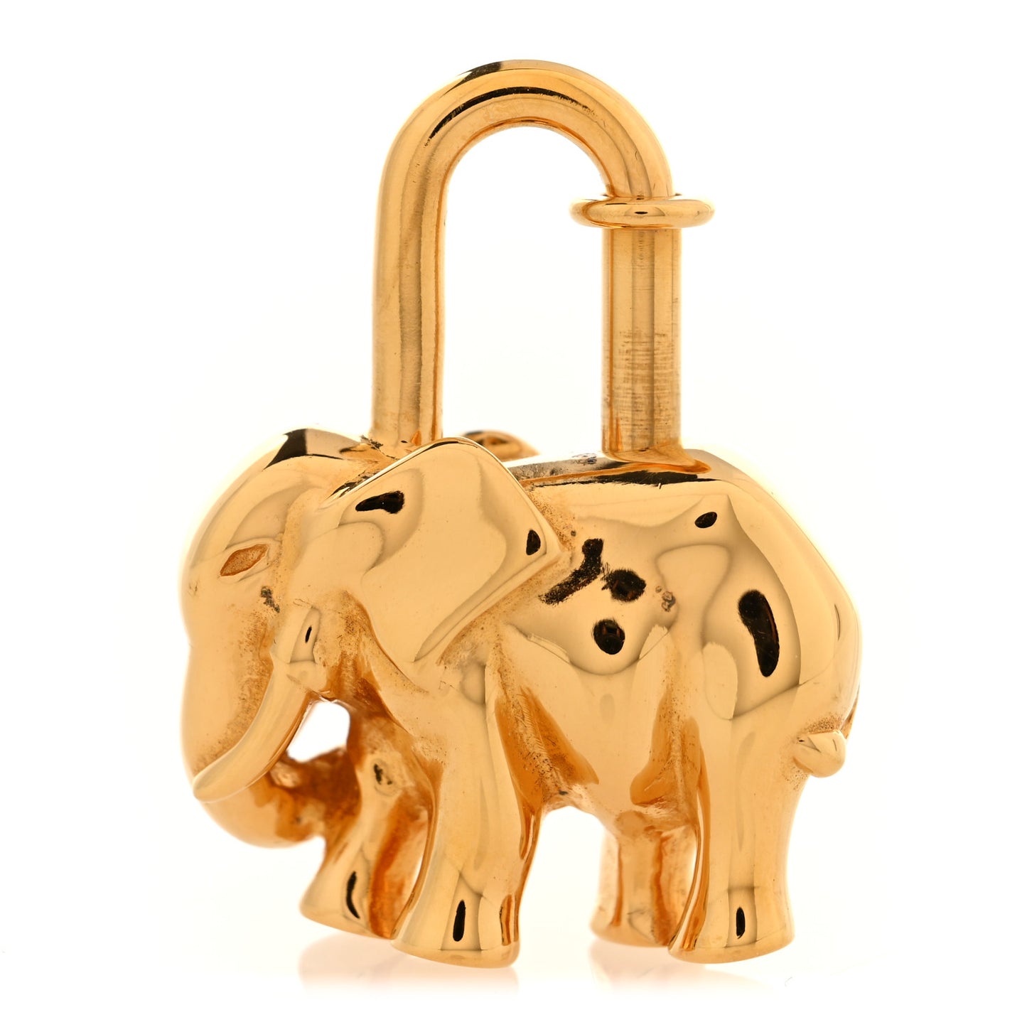 Permabrass Elephant Cadena Lock Gold