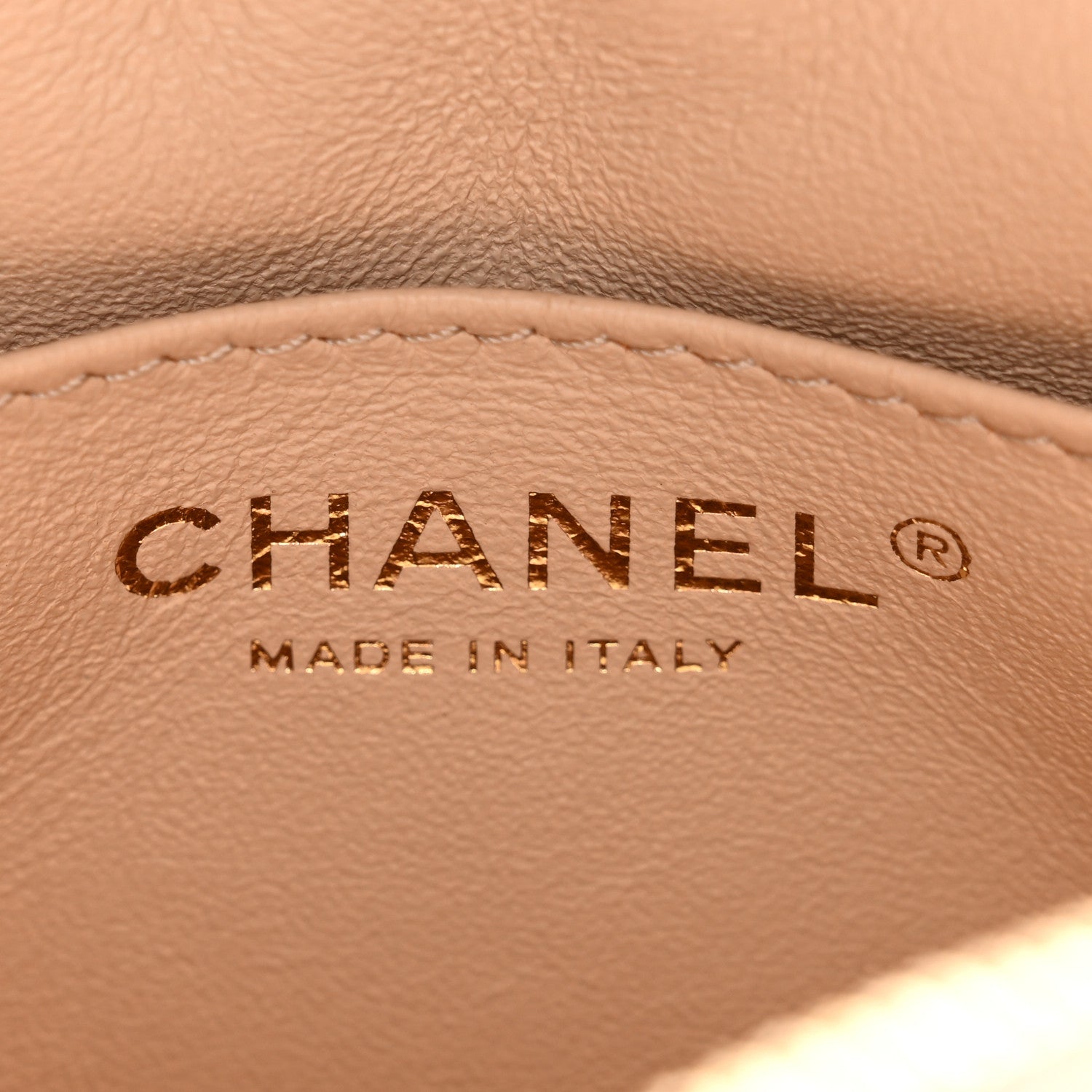 Chanel Aged Calfskin Quilted Mini Reissue Camera Case Beige Clair 6 of 11