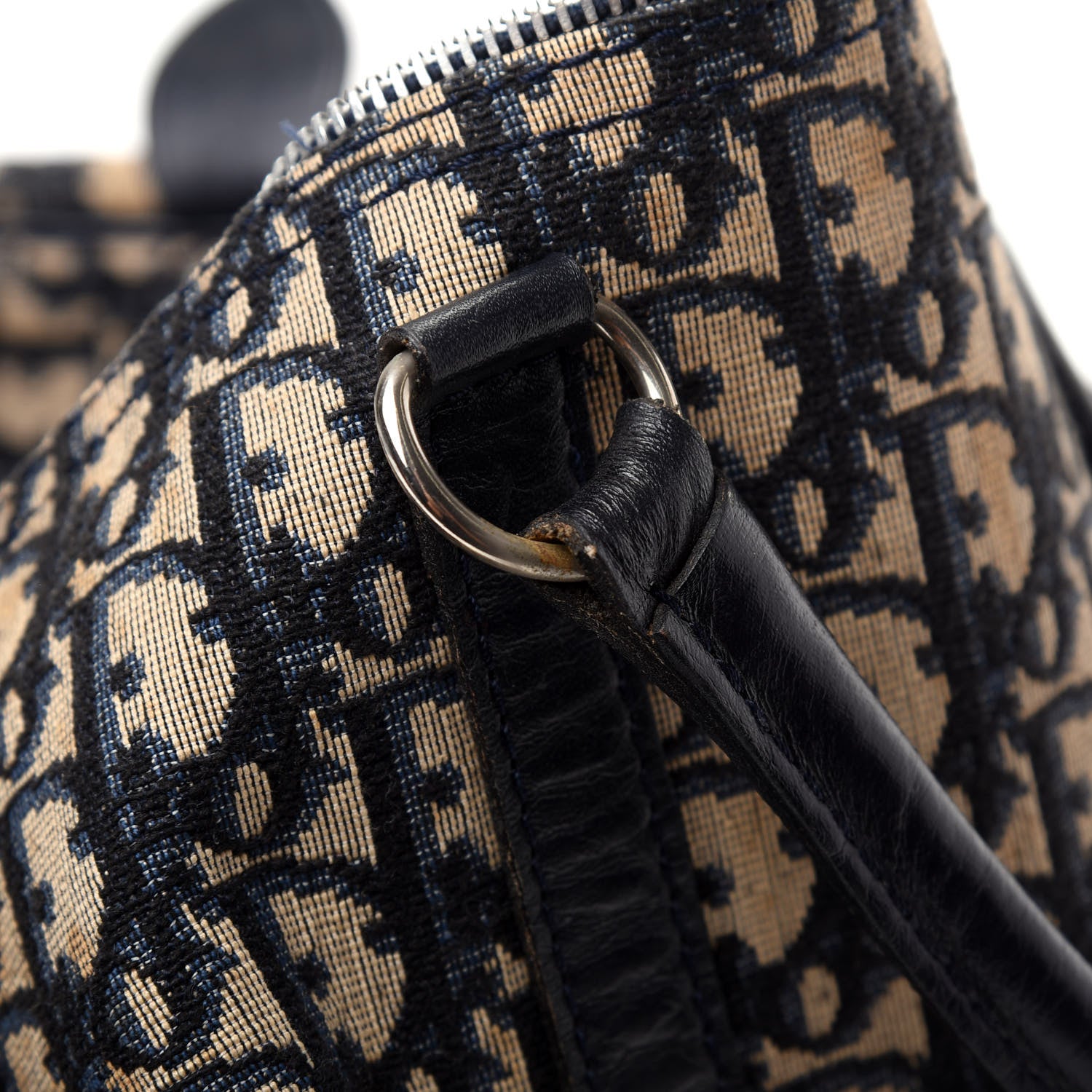 Christian Dior Monogram Duffle Navy Blue 9 of 9