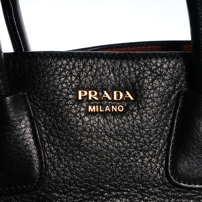 Prada Cervo Deerskin Fringe Tote Black 10 of 10