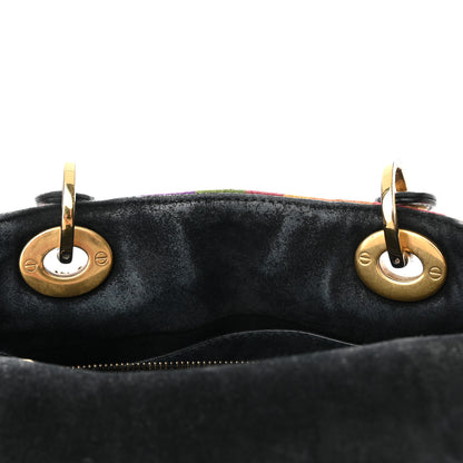 Christian Dior Silk Calfskin Beaded Tarot Judgement Medium Lady Dior Multicolor 13 of 24