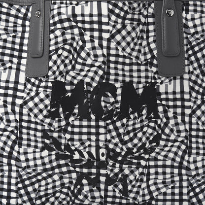 MCM Visetos Medium Liz Reversible Shopper Tote Phantom Grey 16 of 16