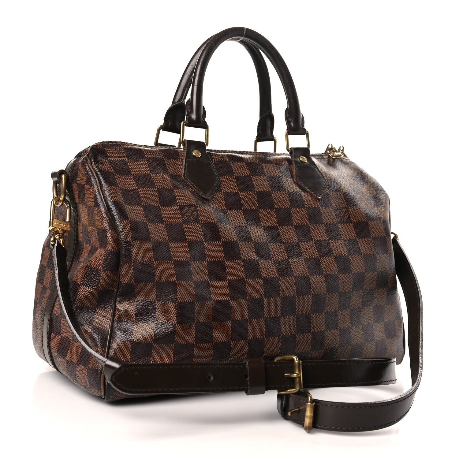 Louis Vuitton Damier Ebene Speedy Bandouliere 30 3 of 13