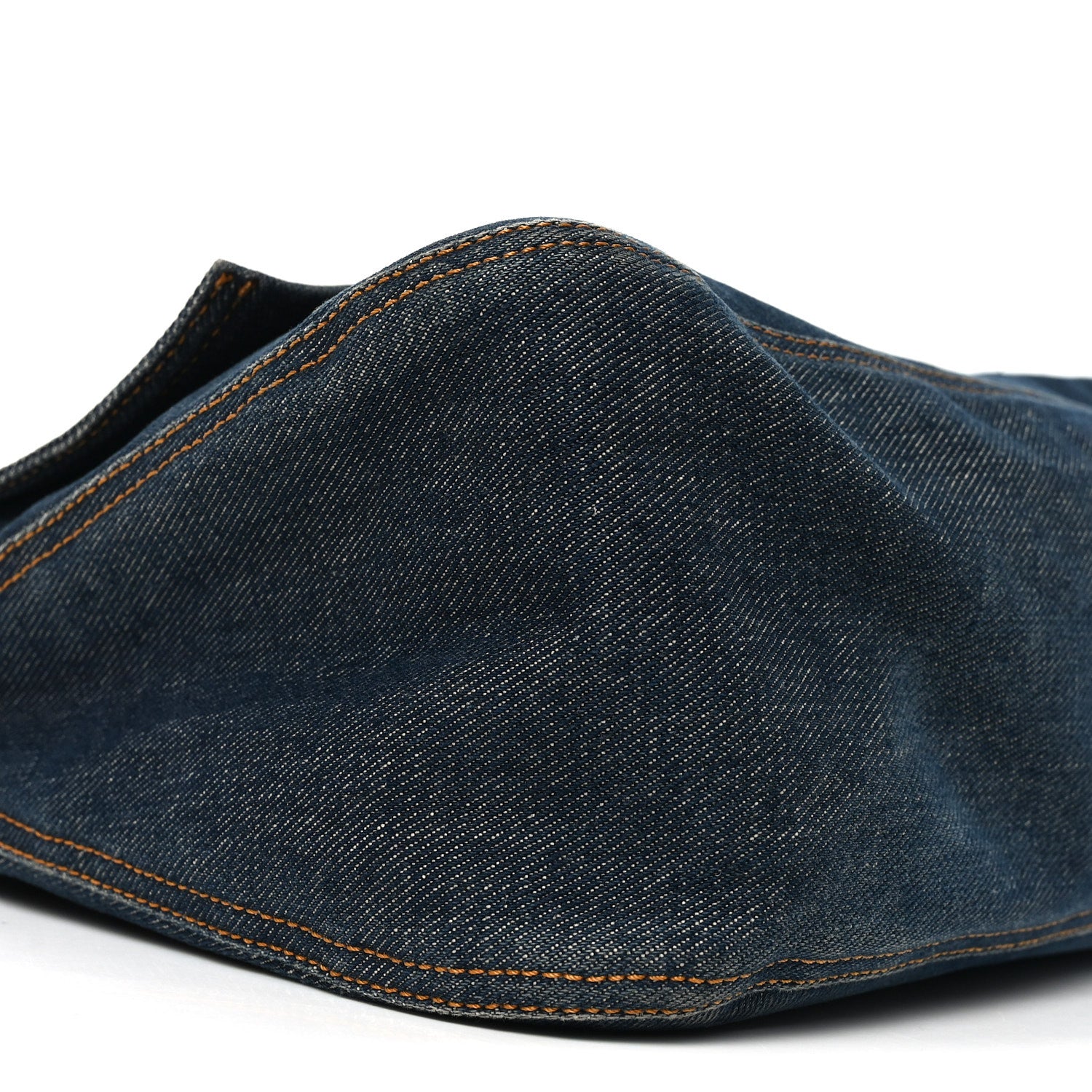 Fendi Denim Mama Baguette Blue 8 of 9