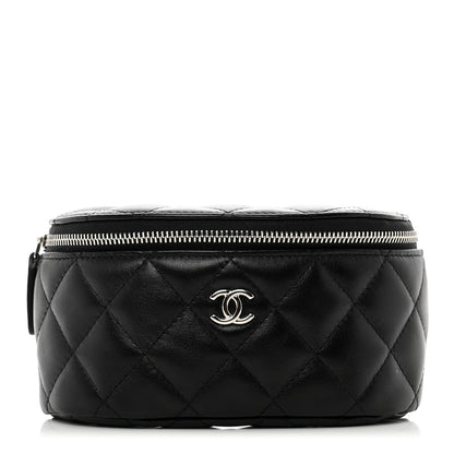 Chanel Lambskin Quilted Arm Coin Purse Black 1 of 7