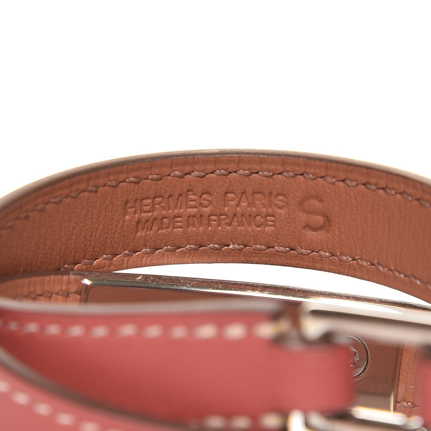 Hermes Swift Rivale Double Tour Bracelet XS Sanguine 4 of 6