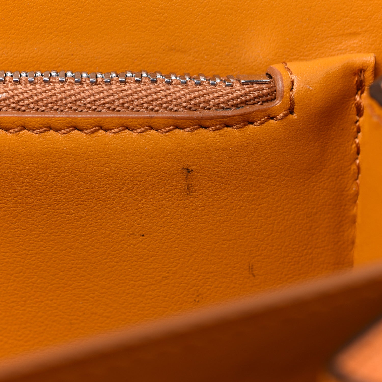 Salvatore Ferragamo Calfskin Reptile Embossed Small Joanne Crossbody Orange 9 of 9