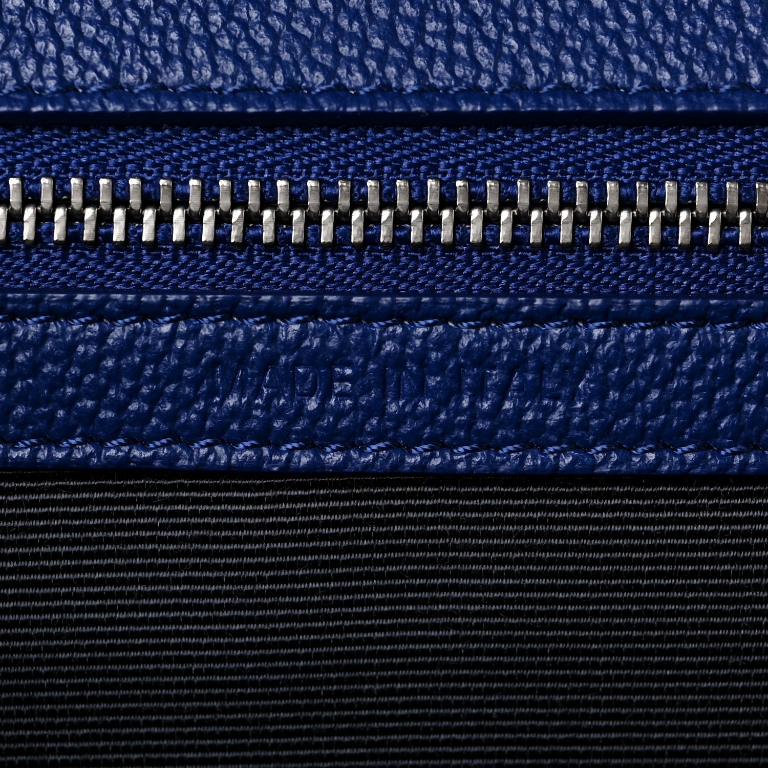 Christian Dior Grained Calfskin Small Diorama Flap Bag Bleu De Minuit 7 of 9