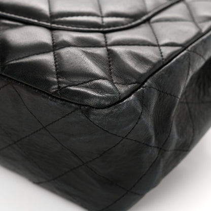 Chanel Lambskin Quilted Jumbo Single Flap Black 12 of 14