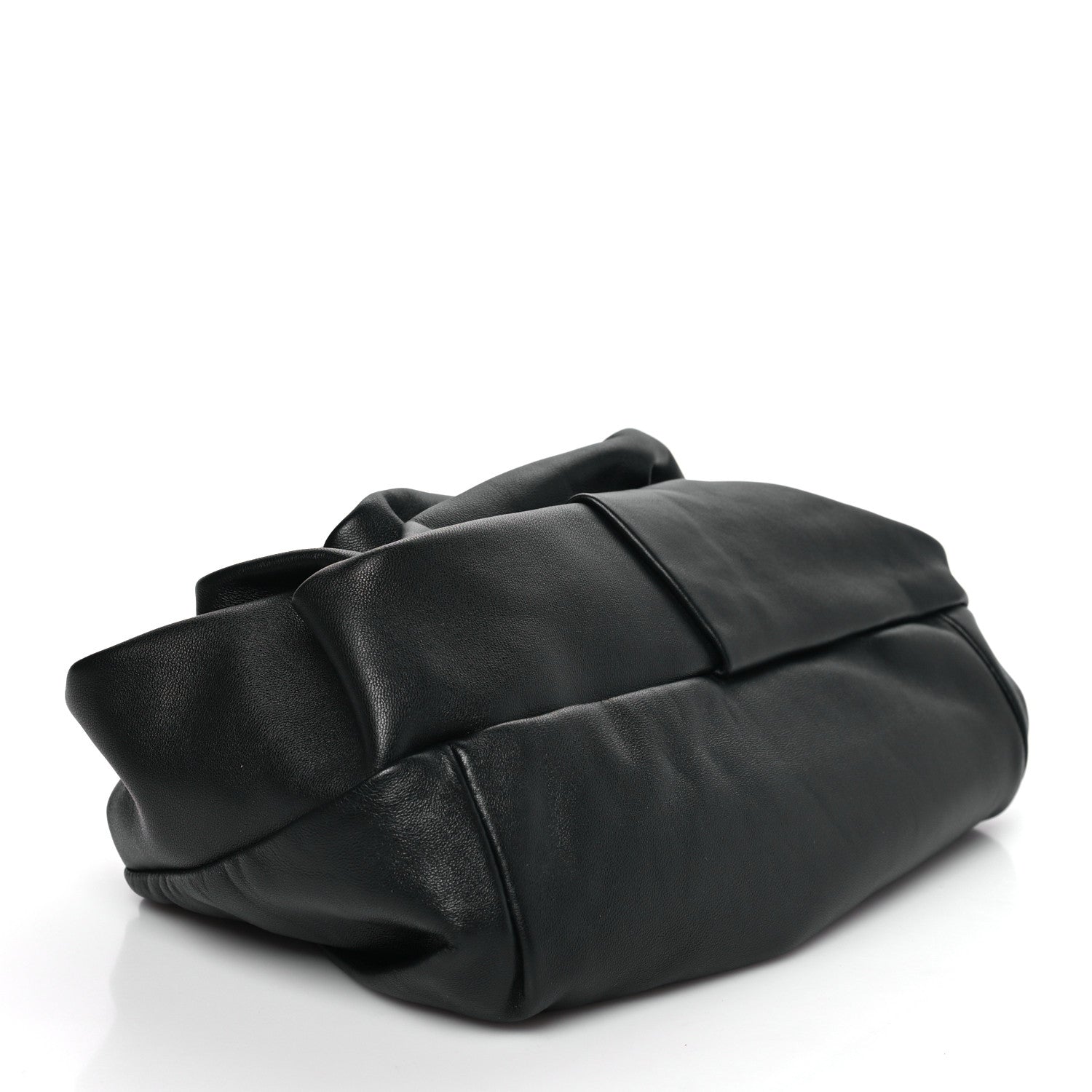 Burberry Lambskin Rose Clutch Black 4 of 9