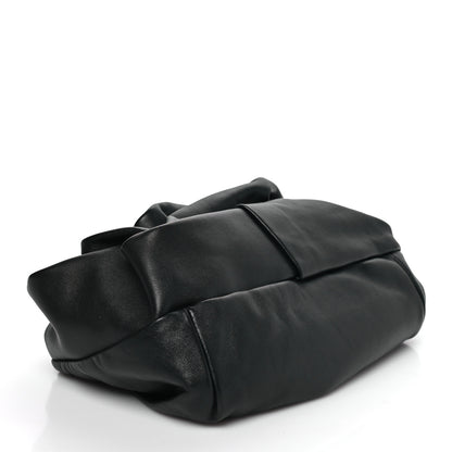 Burberry Lambskin Rose Clutch Black 4 of 9