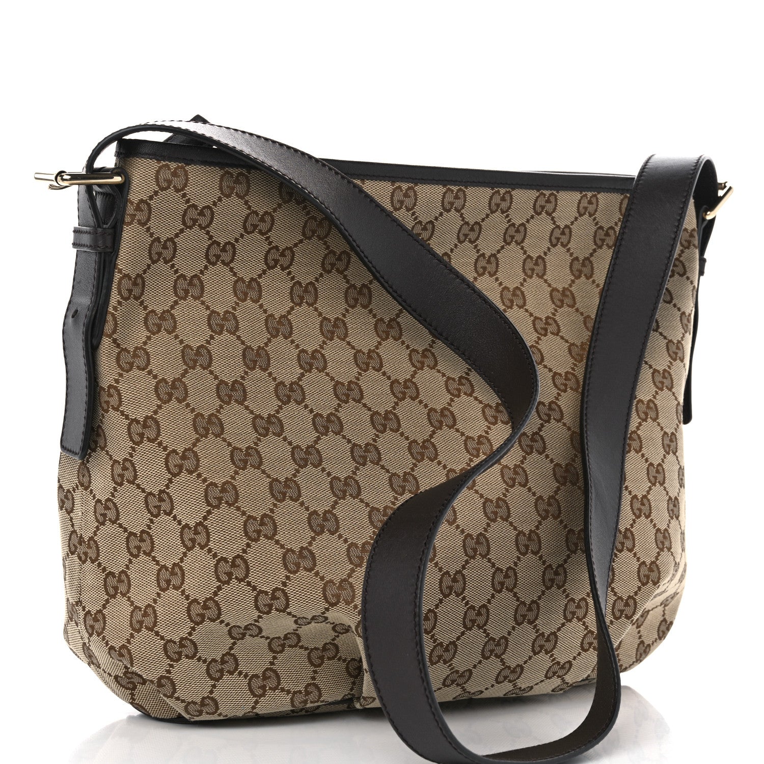 Gucci Monogram Messenger Bag Dark Brown 3 of 10