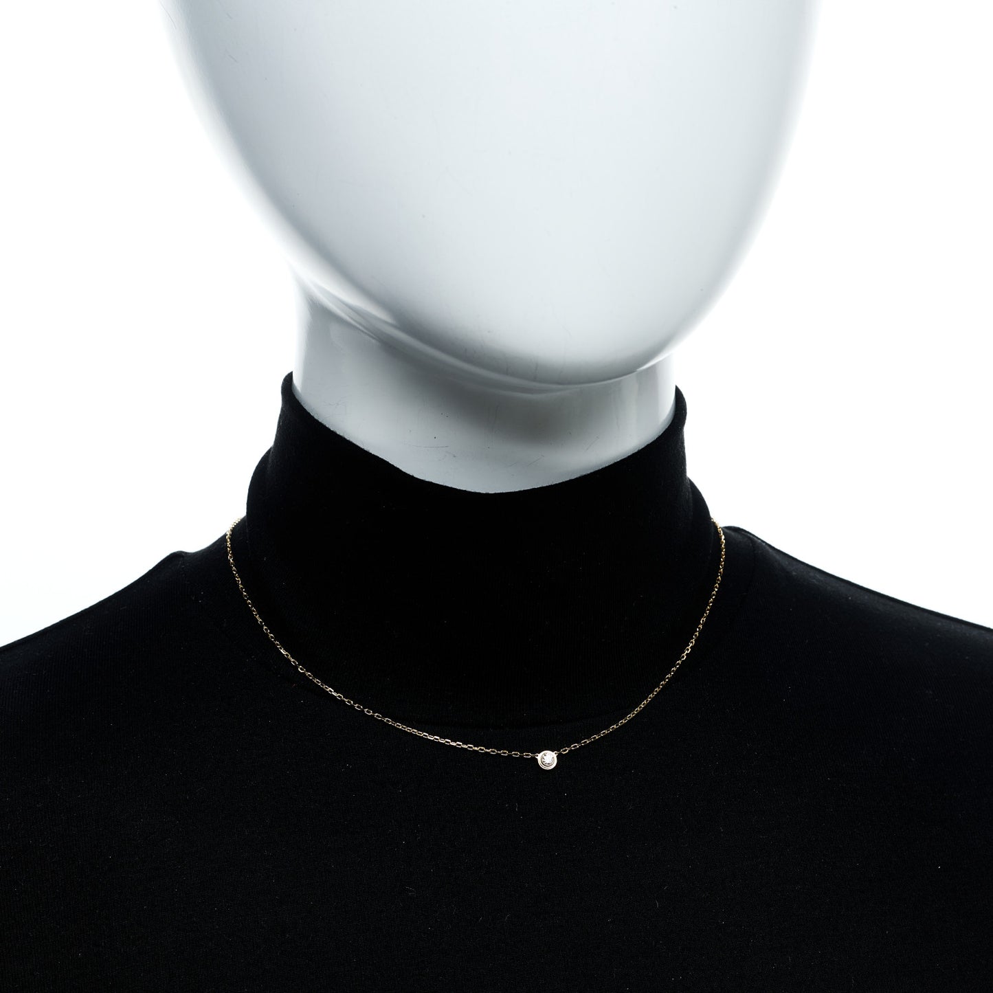 18K Yellow Gold Diamond SM D'Amour Pendant Necklace