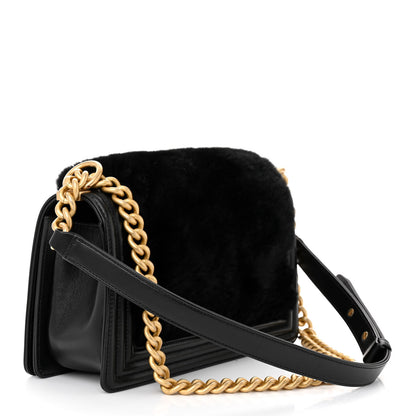 Chanel Orylag Rabbit Fur Calfskin Medium Boy Flap 3 of 11