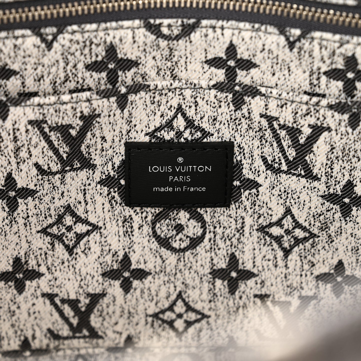 Monogram Jacquard Denim Onthego MM Bleu