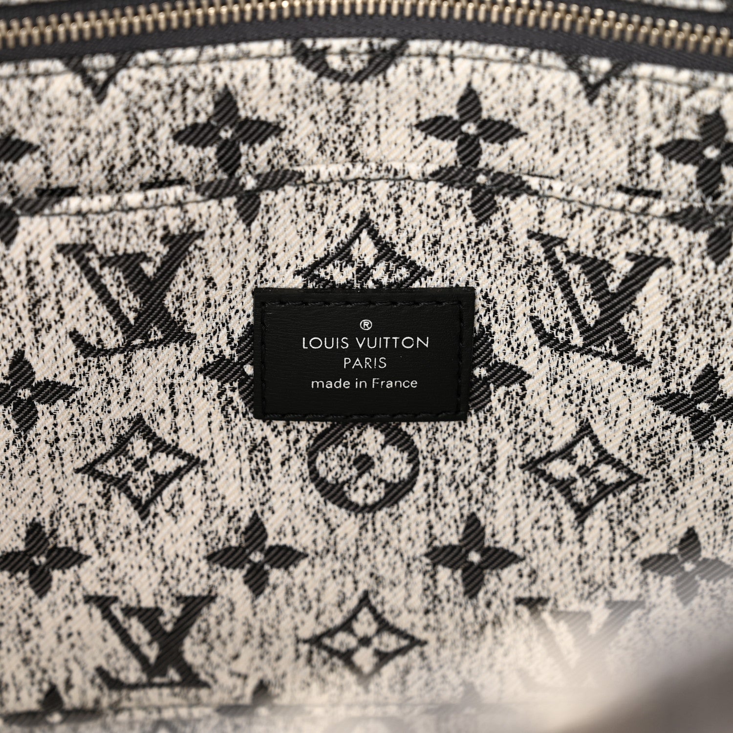 Louis Vuitton Monogram Jacquard Denim Onthego MM Bleu 10 of 10