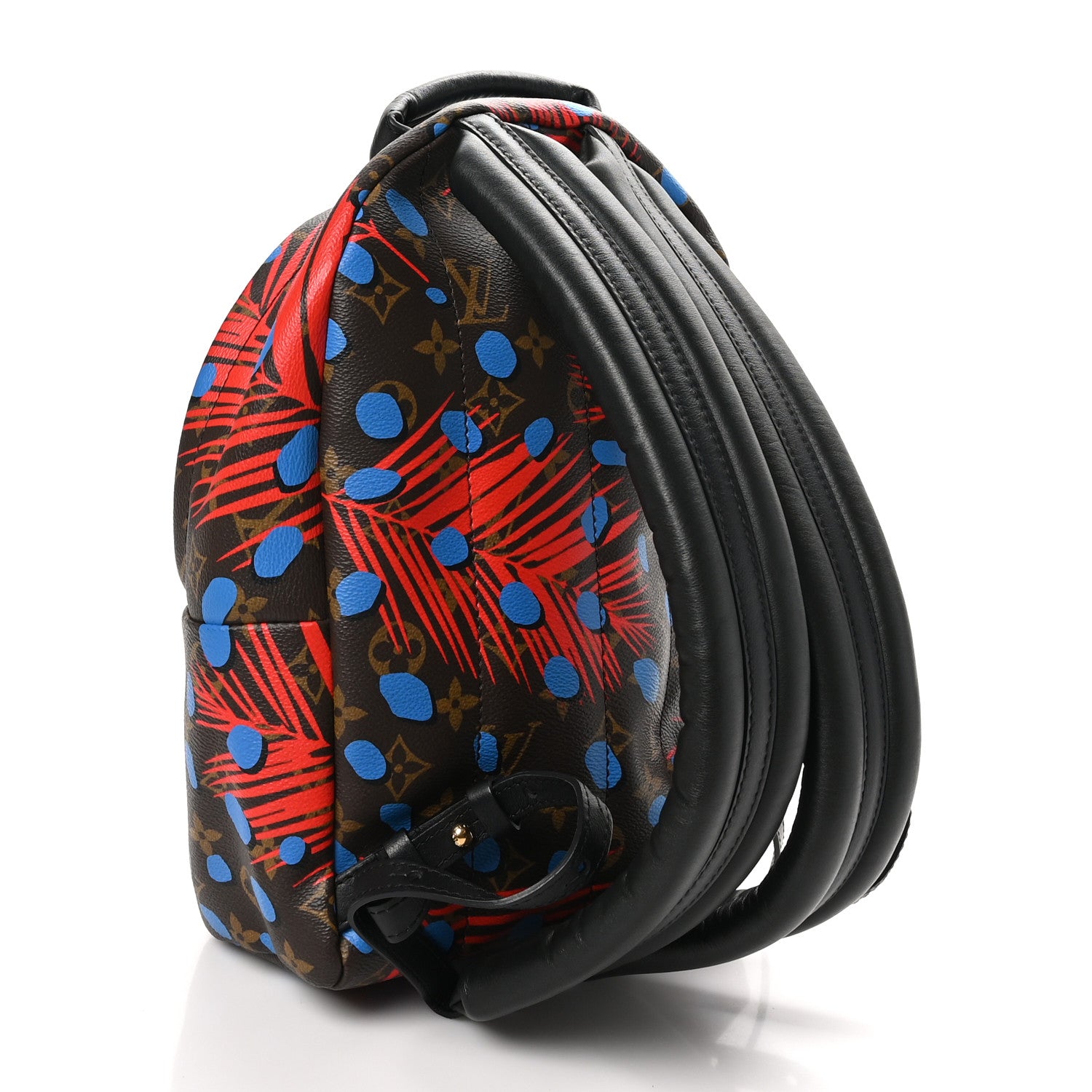 Louis Vuitton Monogram Jungle Dots Palm Springs Backpack PM Coquelicot Denim 3 of 10
