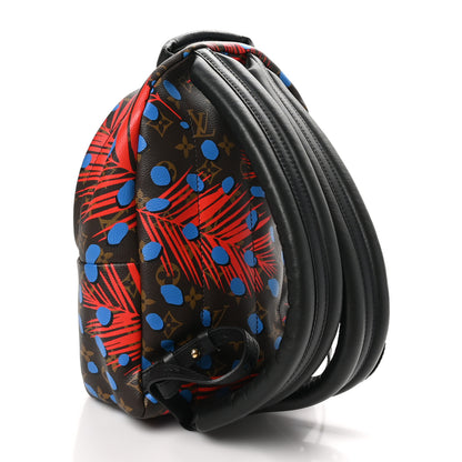 Louis Vuitton Monogram Jungle Dots Palm Springs Backpack PM Coquelicot Denim 3 of 10