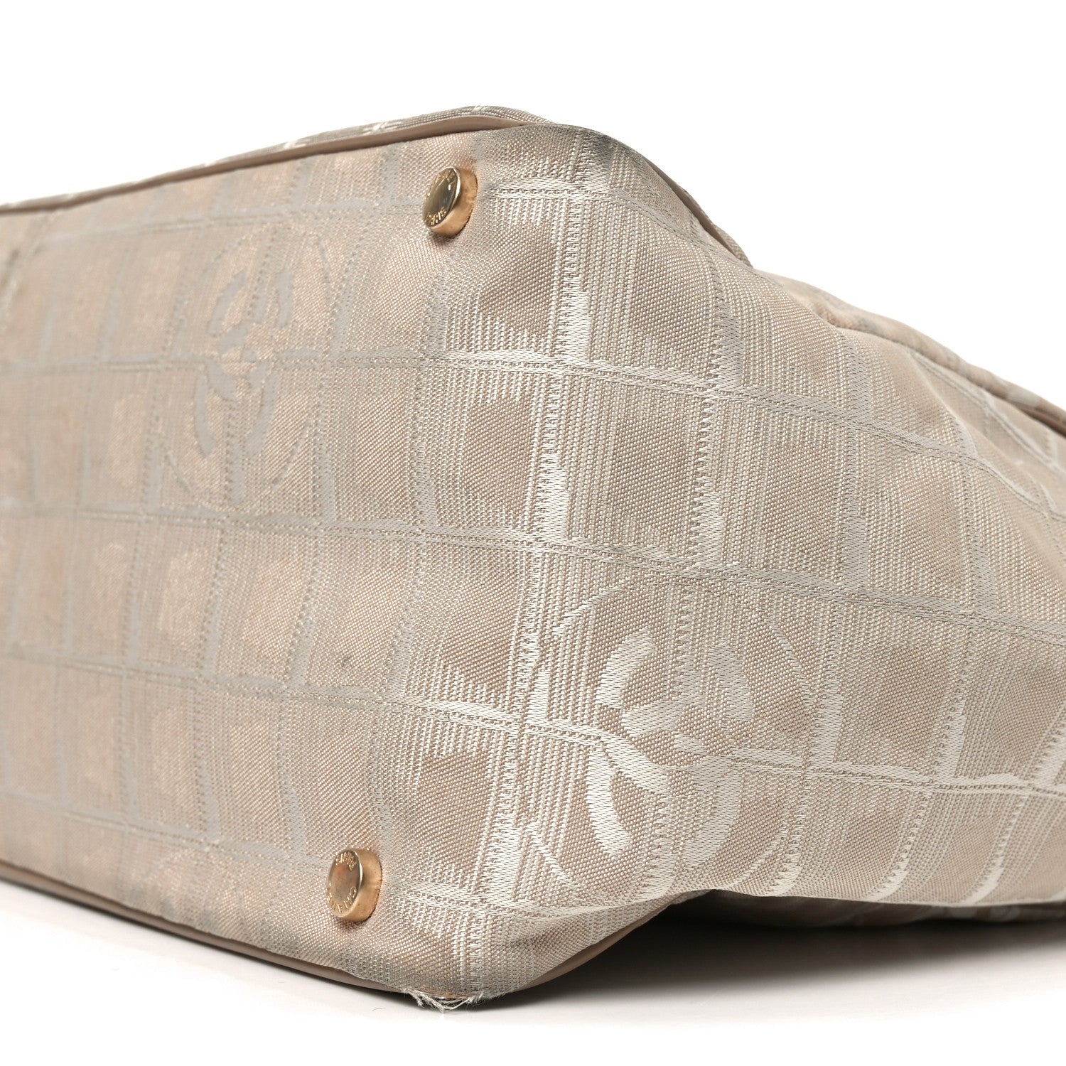 Chanel Nylon Medium Travel Tote Beige 10 of 11