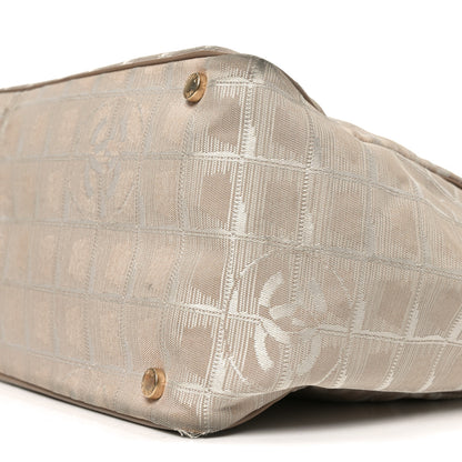 Chanel Nylon Medium Travel Tote Beige 10 of 11