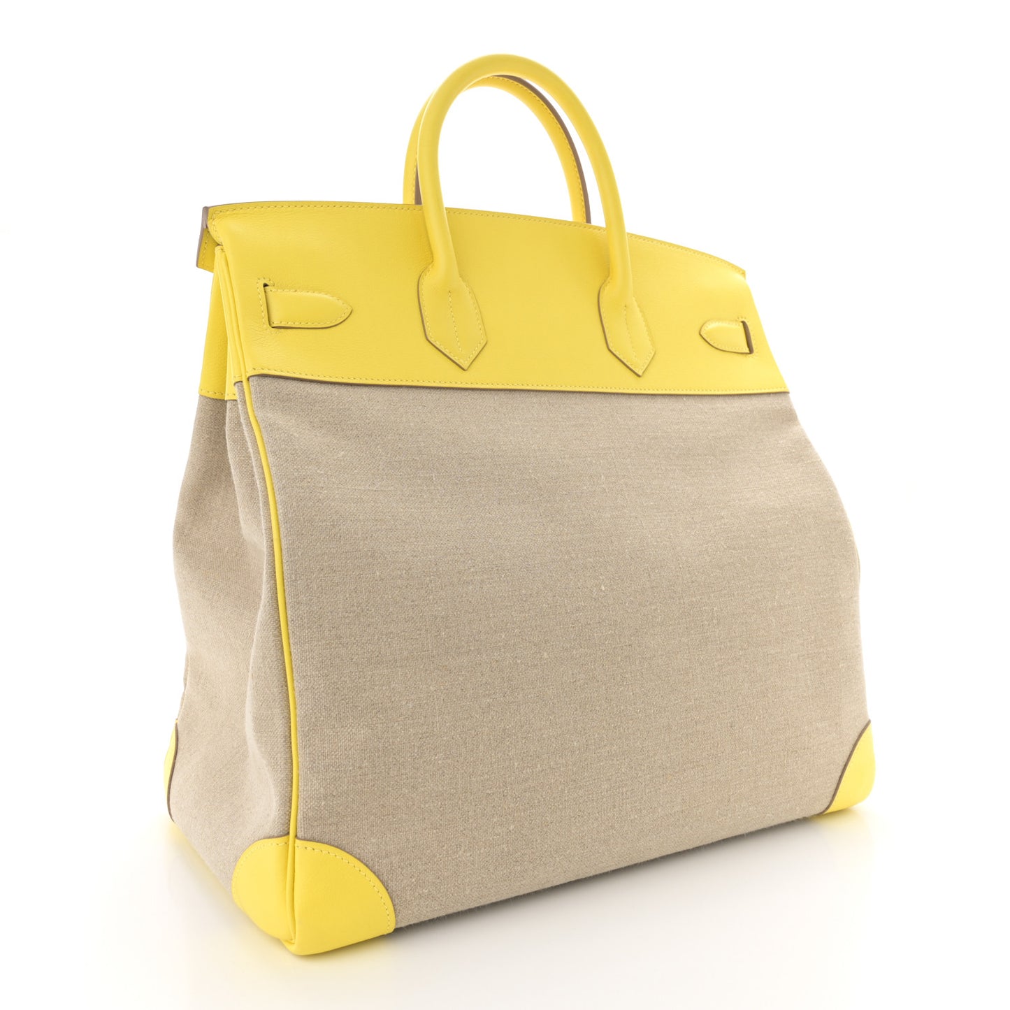 Toile De Camp Evercolor HAC Birkin 40 Ficelle Lime