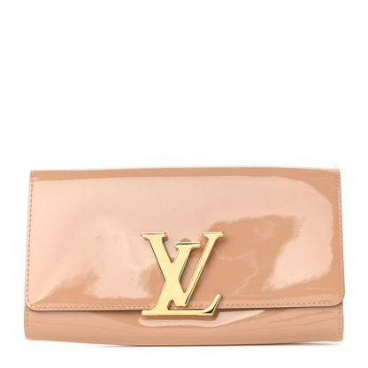 Louis Vuitton Patent Louise Clutch Nude 1 of 9
