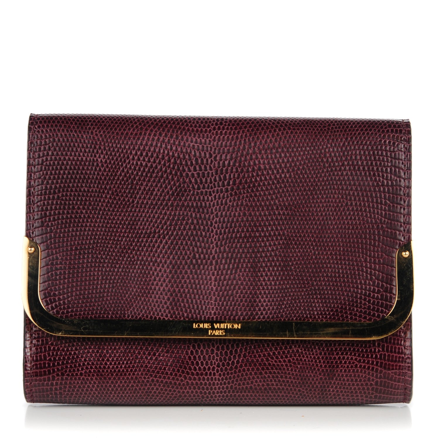 Louis Vuitton Lizard Rossmore PM Burgundy 1 of 8