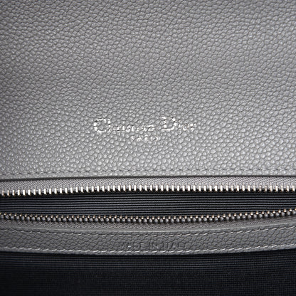 Christian Dior Grained Calfskin Medium Diorama Flap Bag Gris 6 of 11