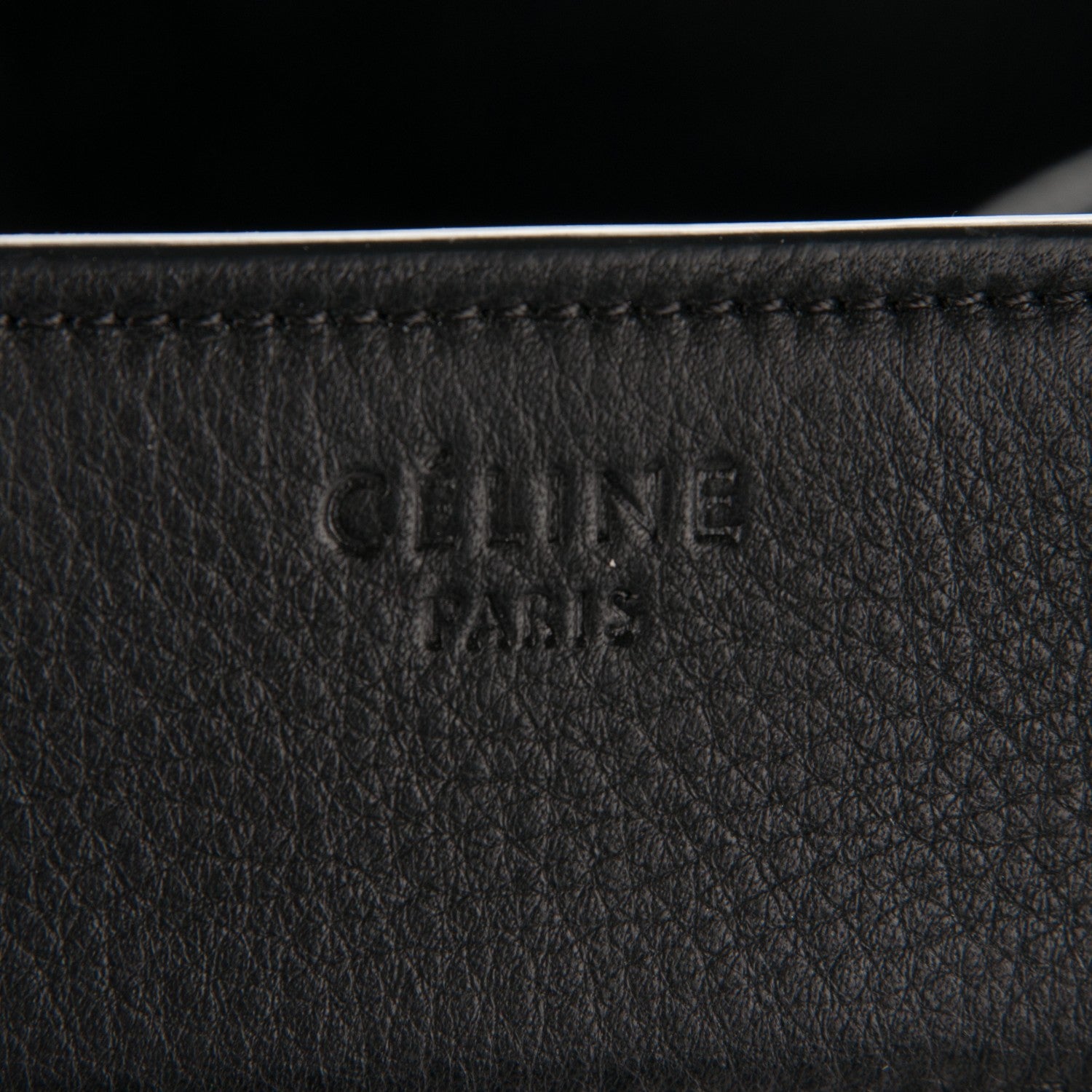 Celine Supple Calfskin Medium Phantom Luggage Black 6 of 7