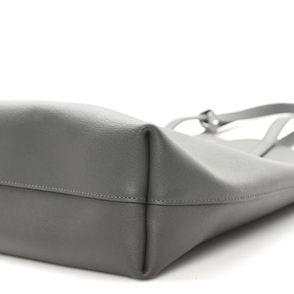 Saint Laurent Calfskin North-South Shopping Tote Storm 11 of 13