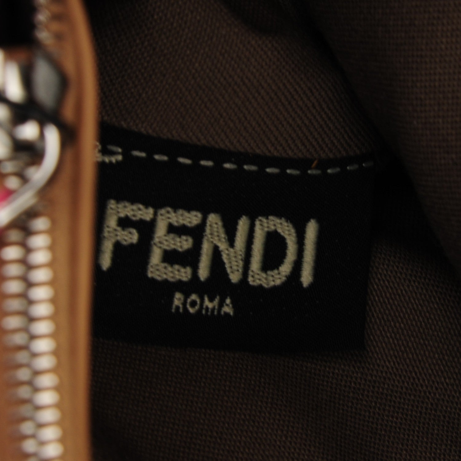 Fendi Vitello Elite Light Bulb Charm Petite 2Jours Tote Cuoio 8 of 8