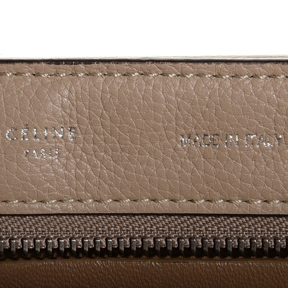 Celine Calfskin and Suede Large Trapeze Dune 6 of 9